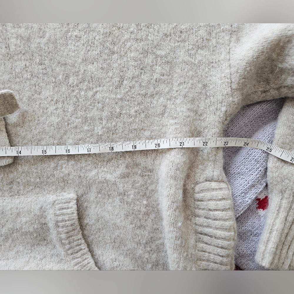 Women's Madewell Wool Blend Hooded Sweater - Picture 3 of 6